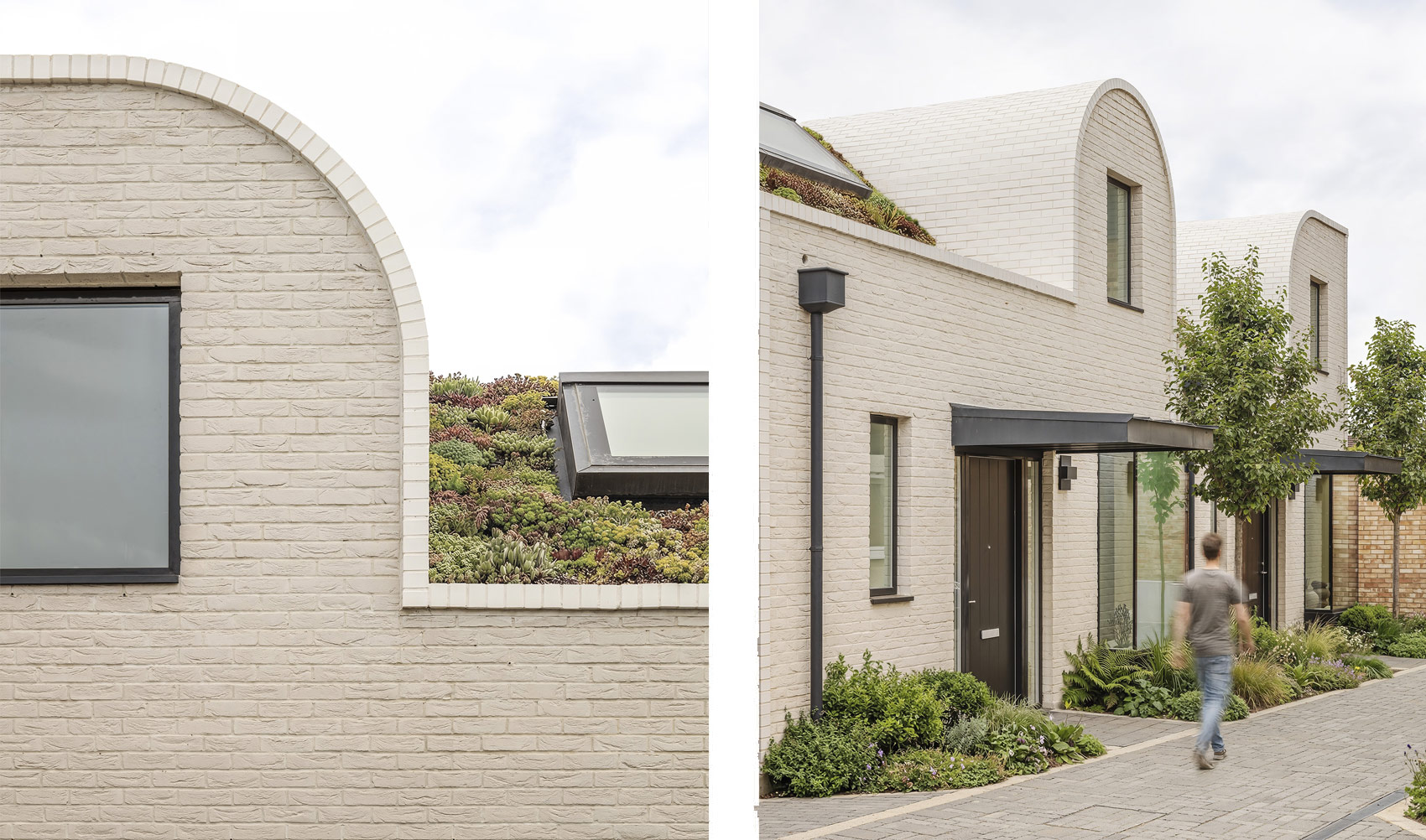 Wolsey Mews, Walthamstow, London exterior and roof detail