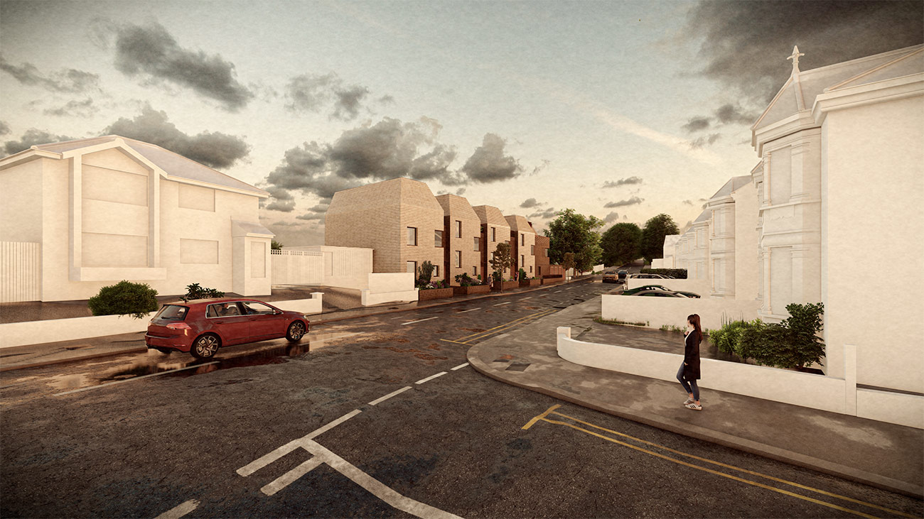 Hoppers Road 3d visual from the corner
