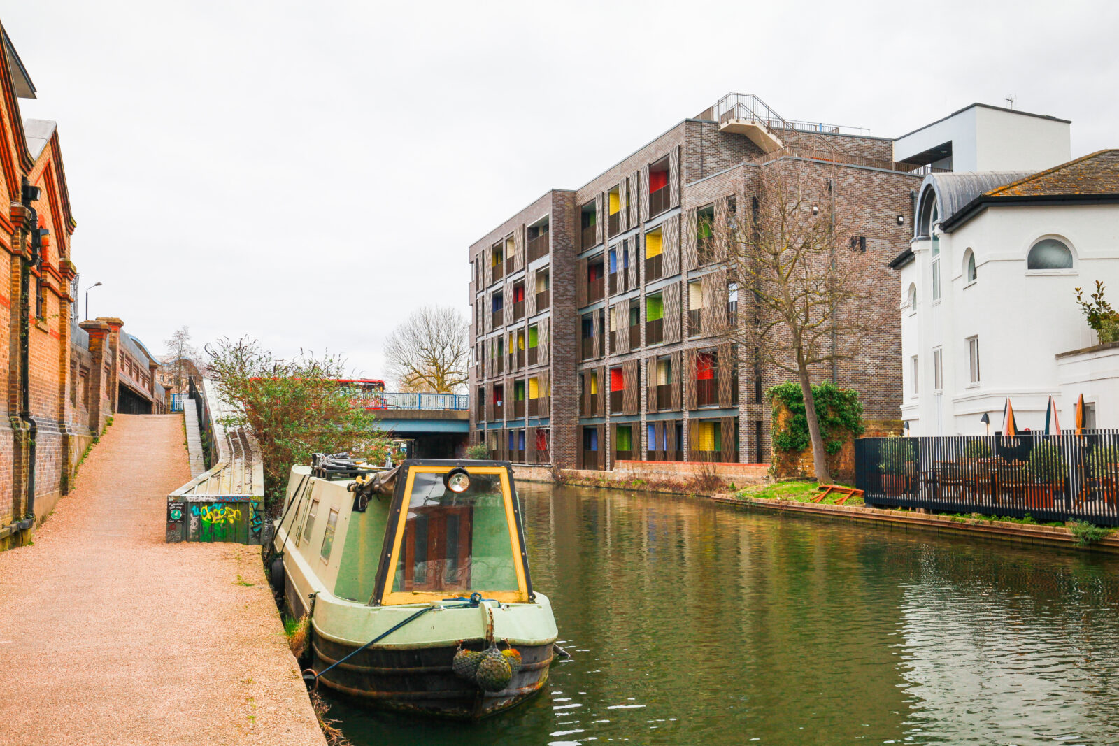 Victoria Wharf (Phase II) , St Johns Terrace, View from the canal