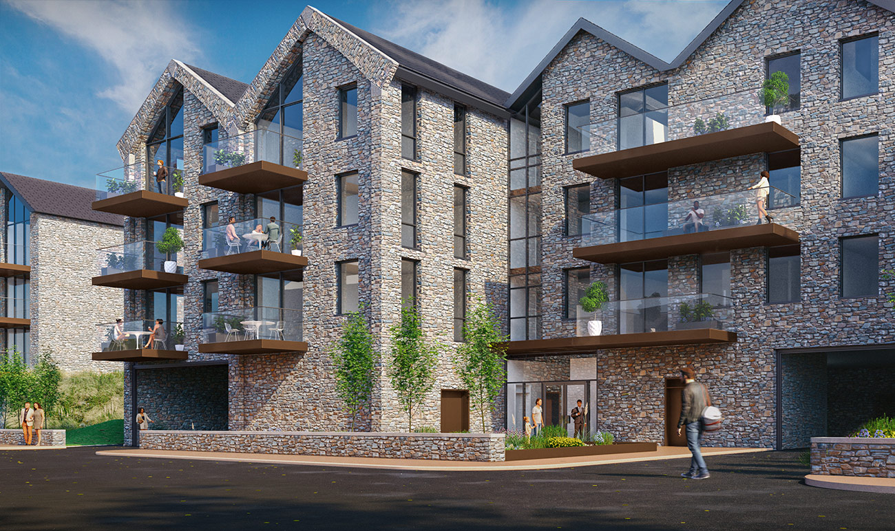 Sandside, Milnthorpe 3d visual of the entrance