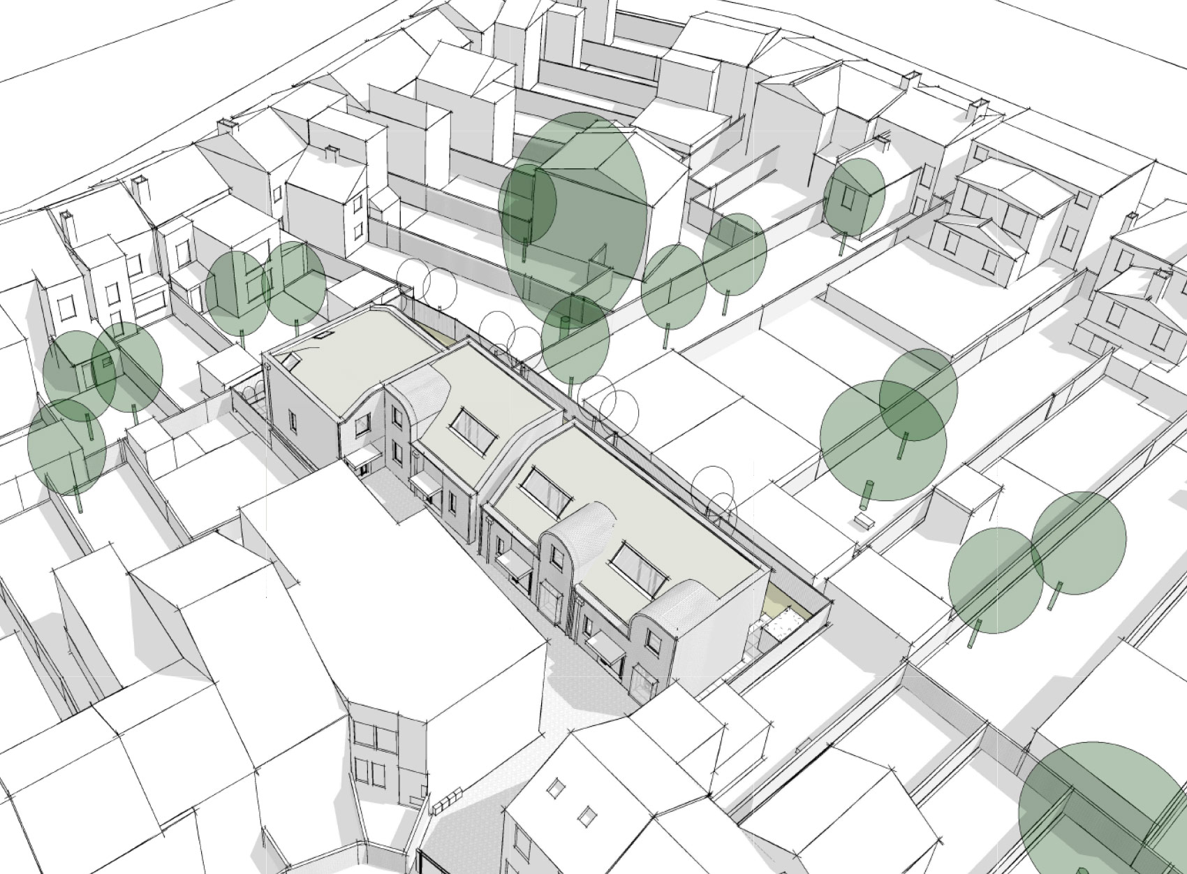 Wolsey Mews, Walthamstow, London concept sketch