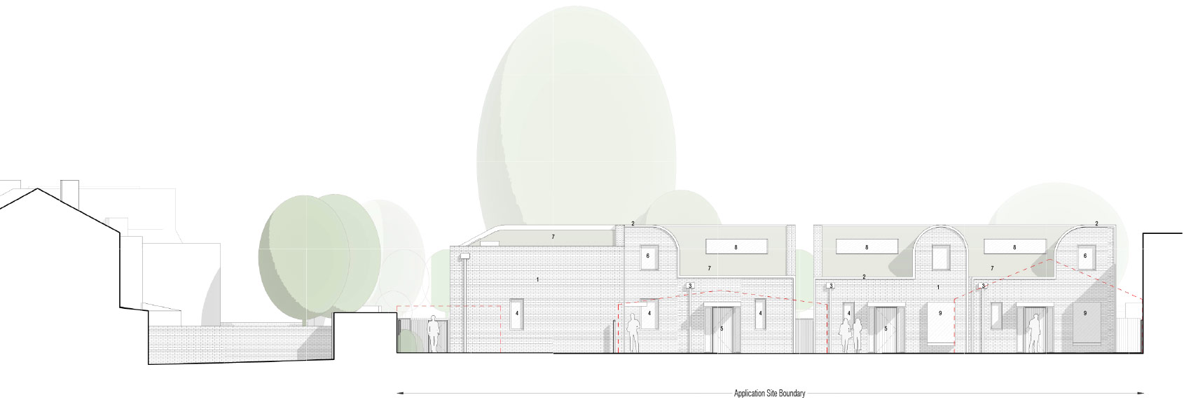 Wolsey Mews, Walthamstow, London elevation
