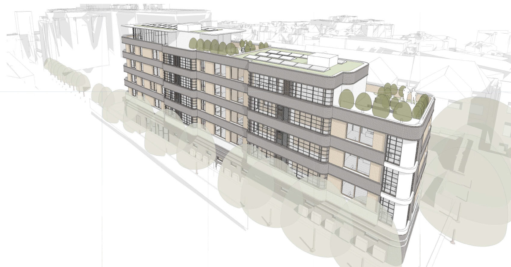 Central Parade, Surbiton Concept Sketch