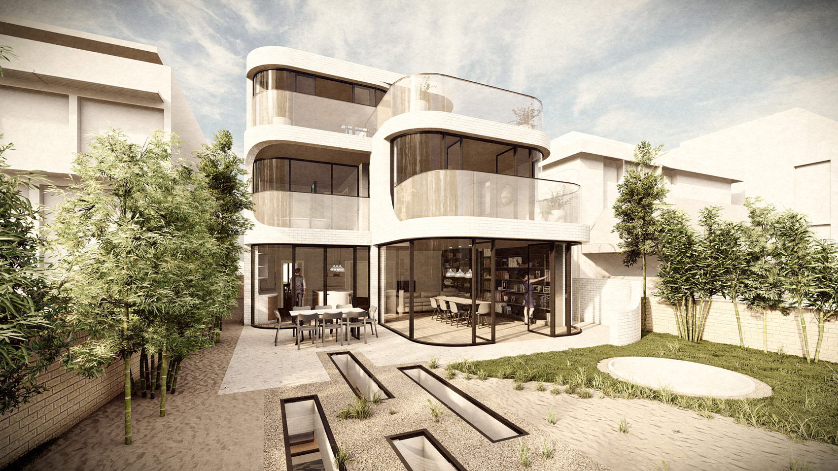 Banks Road, Sandbanks, 3d visual approach