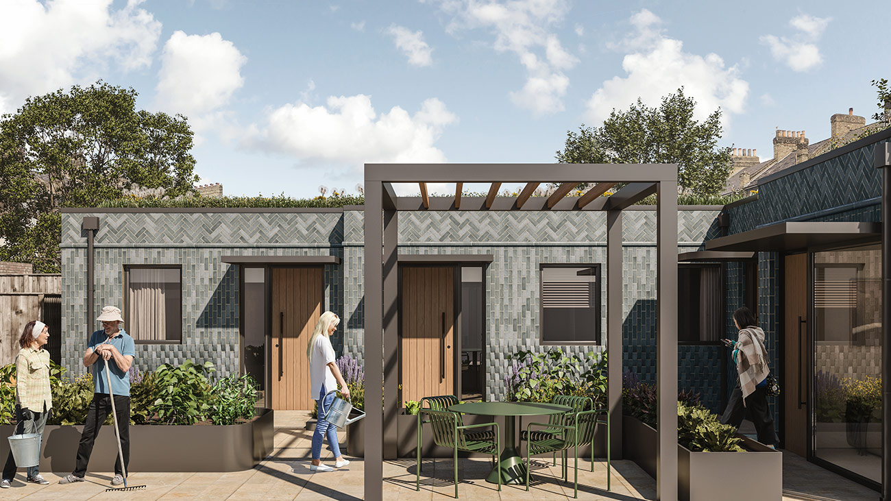Evershot Road, Finsbury Park, London, 3d elevation visual