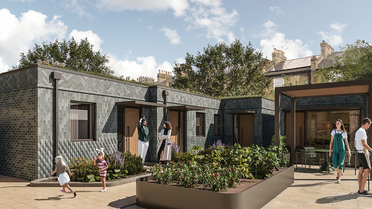 Evershot Road, Finsbury Park, London, 3d visual